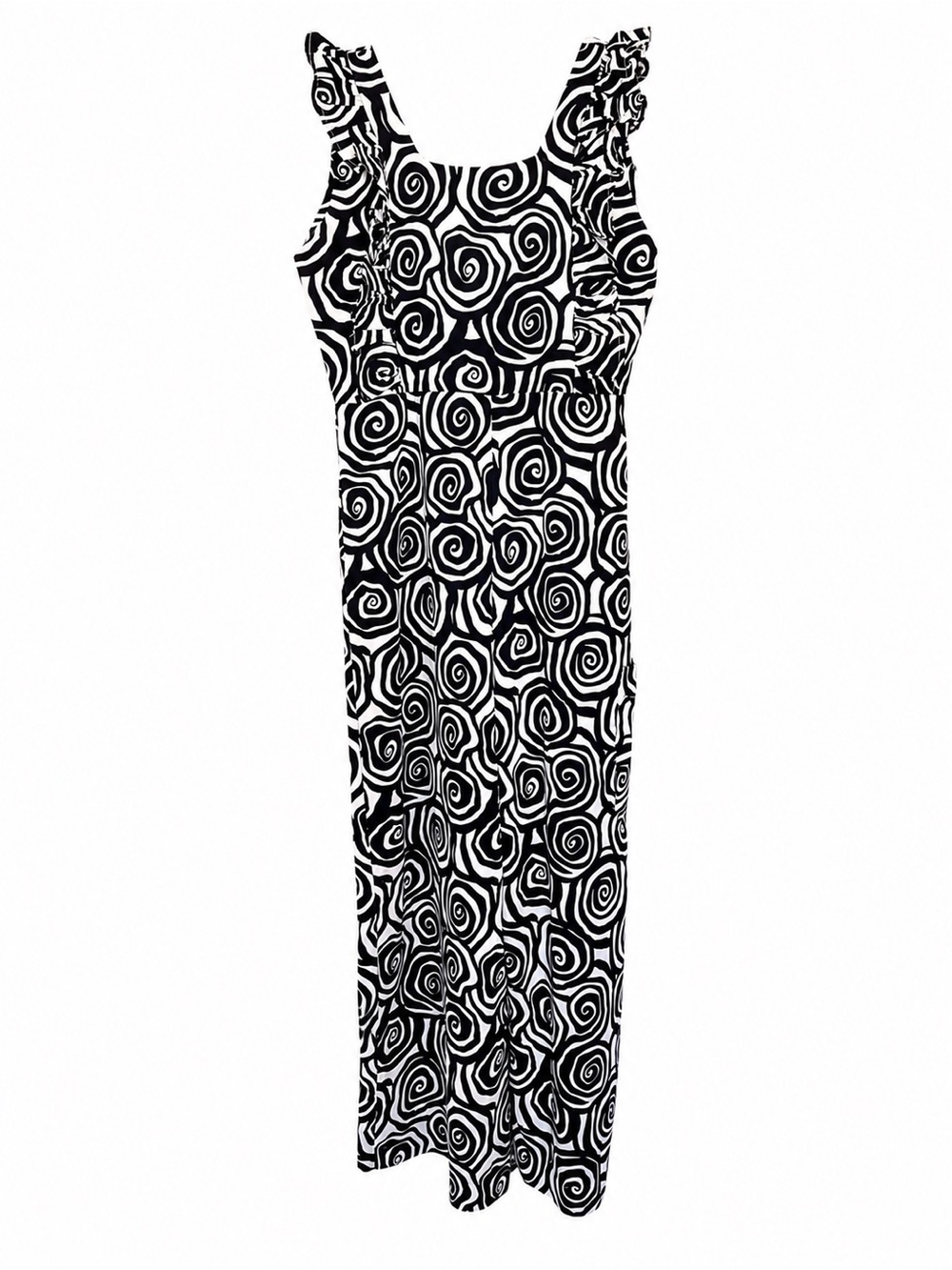 Dazey LA Tripnosis Rufflealls Swirl Jumpsuit